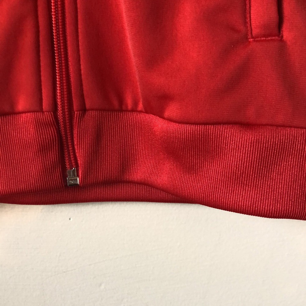 adidas Originals Track Jacket-Red Size Large - Picture 4 of 7
